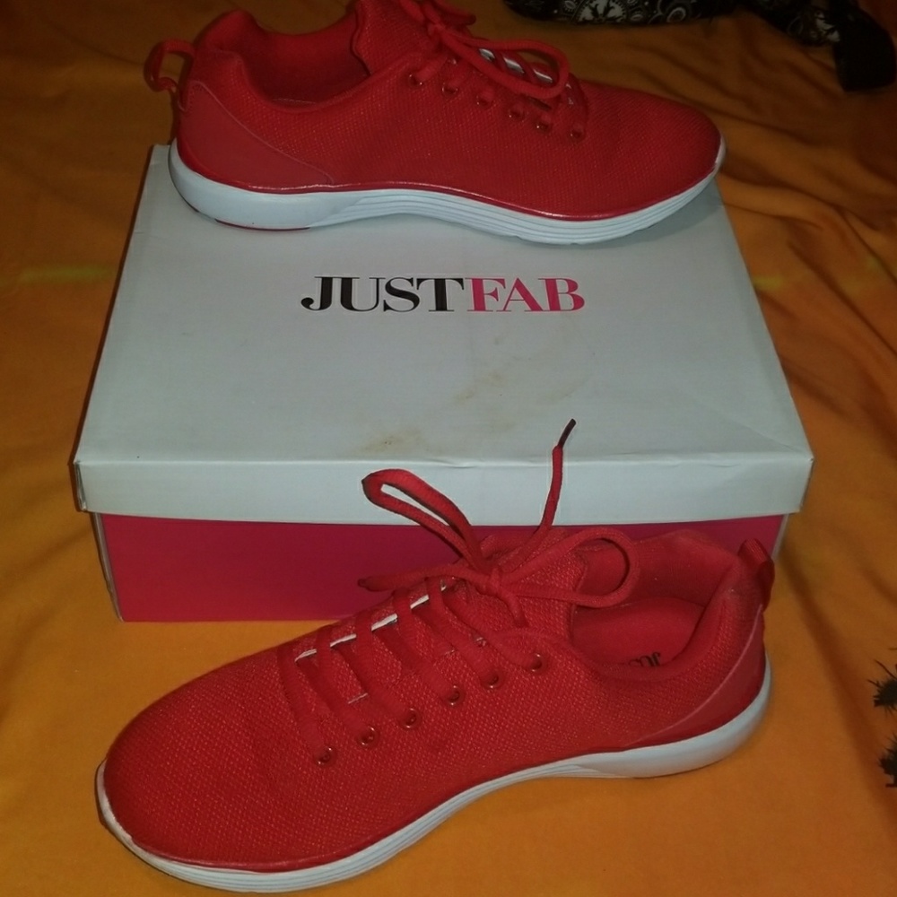 Cute Red Tennis shoes